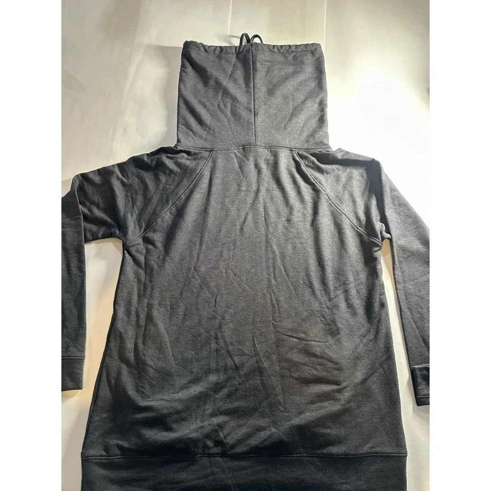 Nashville Gray Logo Pullover Hoodie Drawstring Hooded Long Sleeve Size L